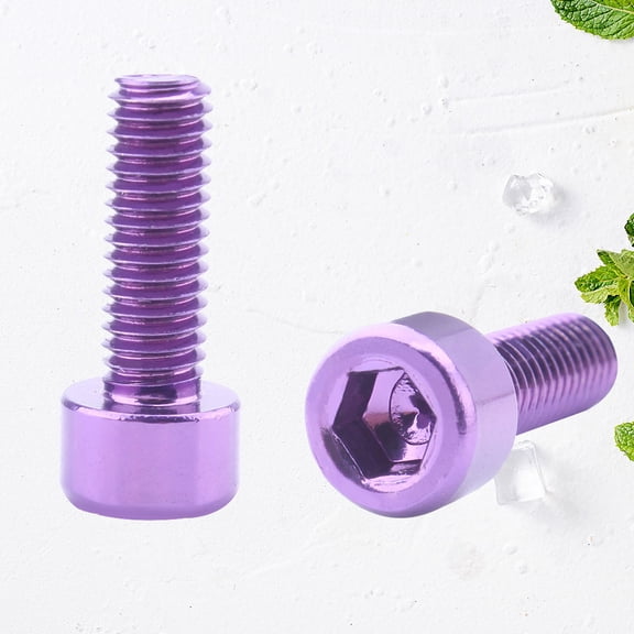 GETAJGHSD Screw Purple For Screws Set And Mounting Bracket 2Pcs 0.76X0.33X0.76In