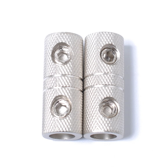 Mobutofu 2-Pack 8 Gauge Brass Crimp Wire Connectors for Car Audio and Electrical Wiring Applications