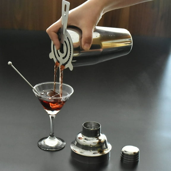 GOOHOCHY 2 PCS Drain Fruit Filter Cocktail Strainer for Mixed Drinks