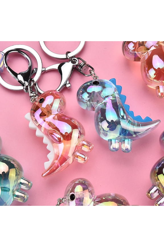 2 Pcs Boys Dinosaur Keychain Lightweight Delicate Miss