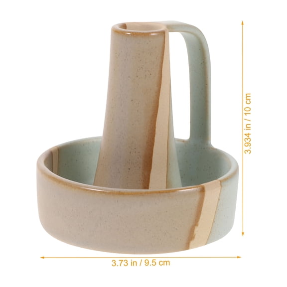 GOOHOCHY 2 Pcs Ceramic Candle Holder Candlelight Dinner Decoration