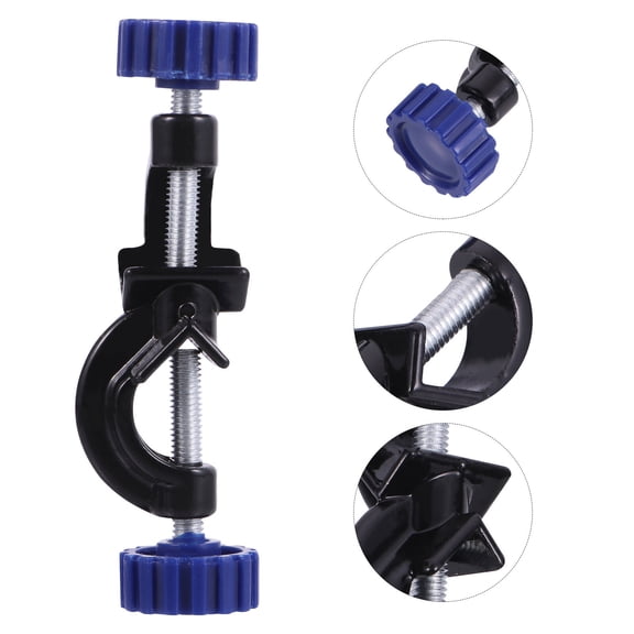 FUTUREORYY 2Pcs Alloy Bosshead Clamp Holder with Screw for Laboratory Stand Rods Assorted Color