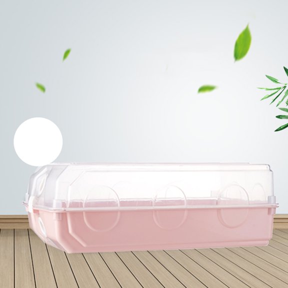 GOOHOCHY 2 Pcs Container Flip-cover Plastic Shoe Box Clamshell Shoe Box 36x21.5cm Pink