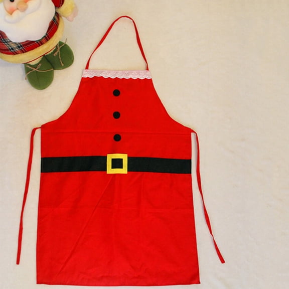 GETAJGHSD 2Pcs Christmas Aprons Adult One Size Fits Most Soft Lightweight Kitchen Aprons