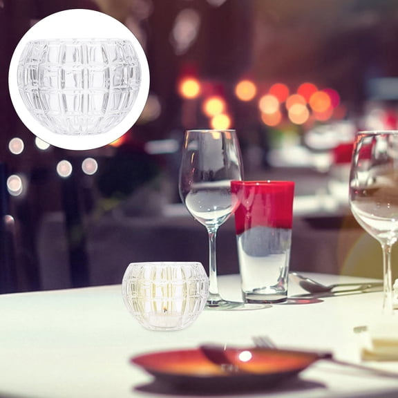 GOOHOCHY  2 Pcs Elegant Candlestick Decoration Candlesticks Fluted Holders