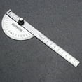thumbnail image 1 of FUEENIRVA White Protractor Angle Measurement Students 2Pcs 3.9x3.5in, 1 of 8