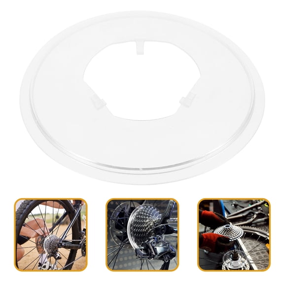 GOOHOCHY 2 Pcs Flywheel Guard Cycling Gears Freewheels Spoke Protector Bicycles Bikes