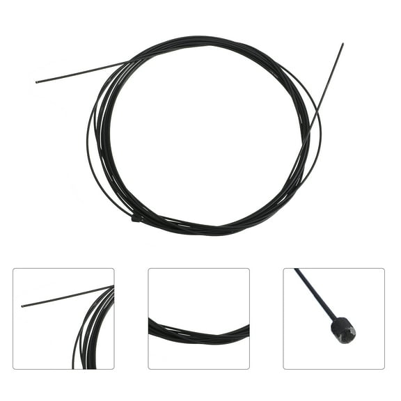 GOOHOCHY 2 Pcs Front and Rear Brake Cable Wire Core Universal Bike Black