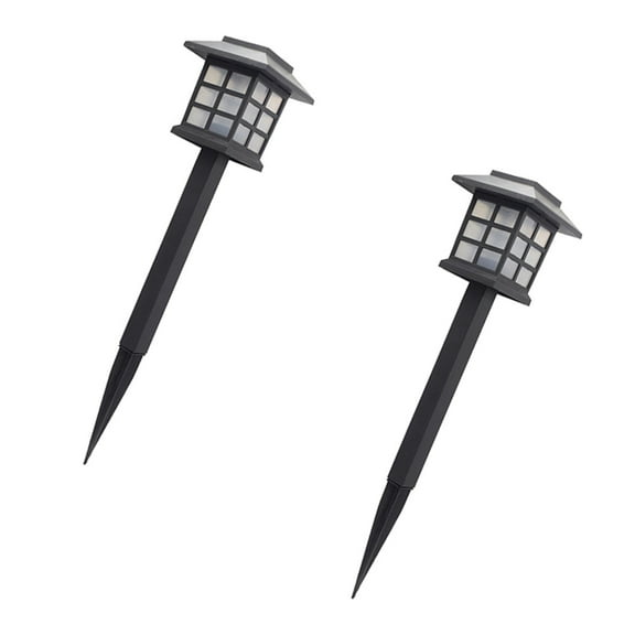 GETAJGHSD garden scape lamp Lawn Light ABS Garden Outdoor Decorative 2pcs