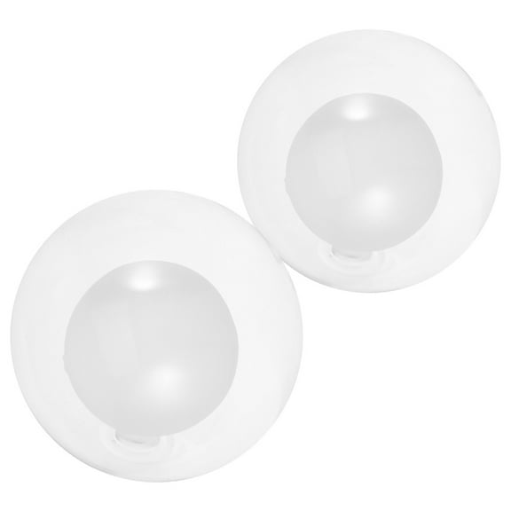 GOOHOCHY 2 Pcs Glass Chandelier 10.00X10.00X10.00CM Transparent