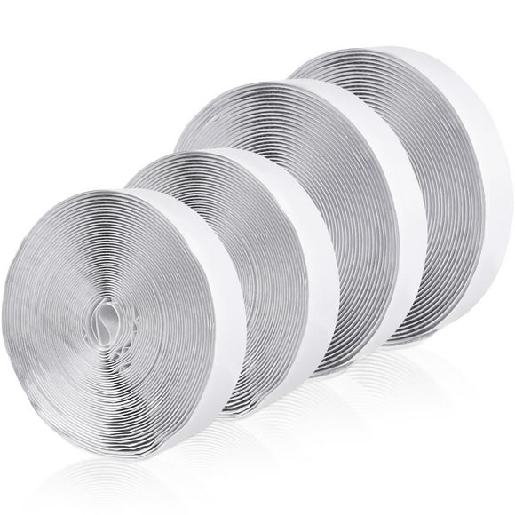 GOOHOCHY 2 Pcs Hook and Tape Double Sided Sticky Self Adhesive