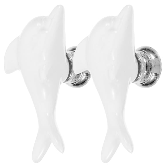 Mobutofu 2Pcs Ceramic Knobs for Kitchen Cabinet and Dresser Pulls