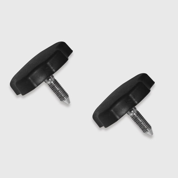 GOOHOCHY 2 Pcs Knobs Practical Window Frame Knob 4.5X4.3cm Black