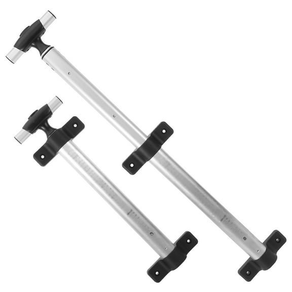 GOOHOCHY Telescopic Handle Part Silver 2Pcs 11.81X5.11X1.38in