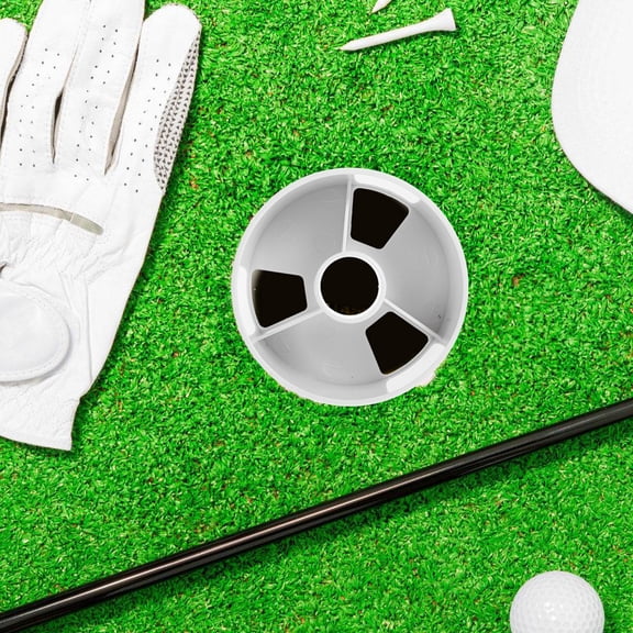 GOOHOCHY 2-Piece Golf Putting Mat Set with Green Cups for Indoor and Outdoor Practice, Fun Game for Kids and Adults