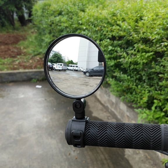 GOOHOCHY 2-Pack Black Handlebar Rearview Mirrors for Safety, Cycle Bar Mirrors for Enhanced Riding Visibility
