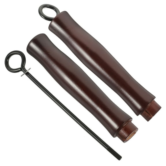 GOOHOCHY 2 Pcs Replacement Pot Handle Dark Red Cookware Supplies