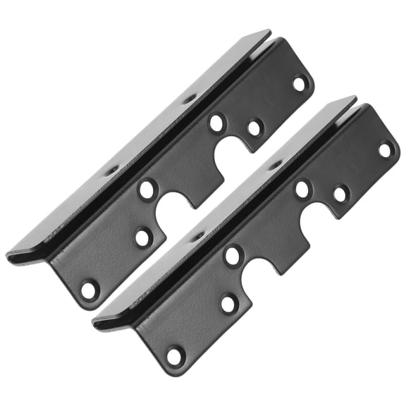 GOOHOCHY 2 Pcs Risers Bed Hook Toddler 15.20X3.40X3.00CM Black