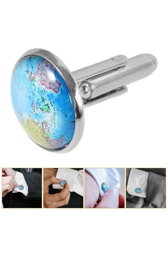 2 Pcs Shirts Cuff Buttons Men and Women Bridegroom