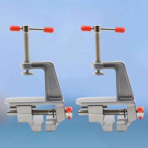 GOOHOCHY 2 Pcs Slim Vice for Workbench Mini Vise Small Project Table