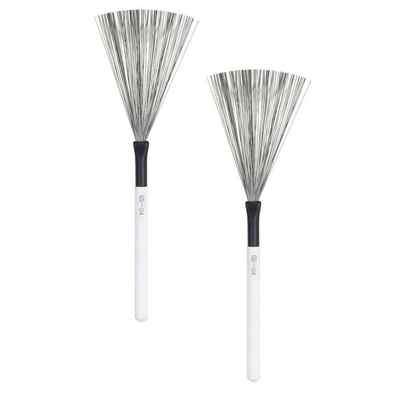 GOOHOCHY 2 Pcs Snare Drum Accessories Brush Handle Jazz Set Professional