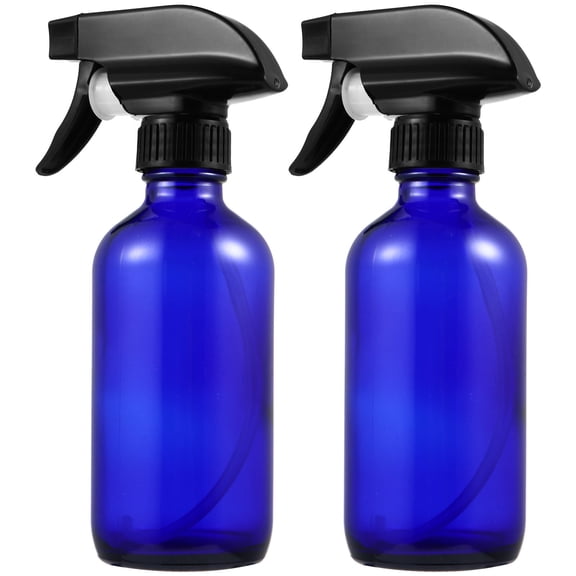 GOOHOCHY 2-Pack Refillable Spray Mist Bottles, Plastic Sprayer Containers for Home, Garden, and Travel Use