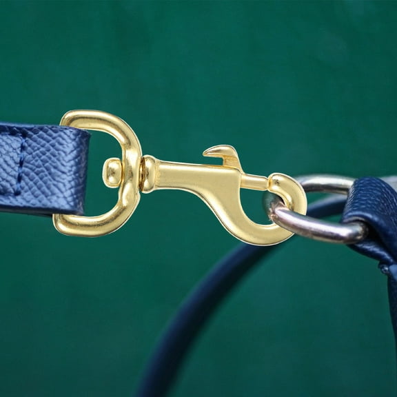 GOOHOCHY  2 Pcs Square Bottom Rotating Snap Hook Snorkel Clip Bronze Dog Clips Travel Golden