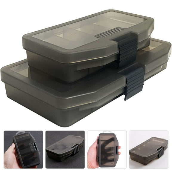 GOOHOCHY 2 Pcs Storage Box Set Outdoor Reel Case Tackle Small Bait Fishing