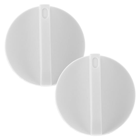 GOOHOCHY 2-Pack White Temperature Control Knobs Replacement for Refrigerator Fridge Thermostat