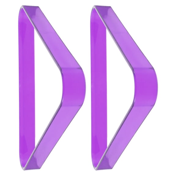 GOOHOCHY Pool Billiard Display Rack Purple 2Pcs 10.7X10.7X1.2In