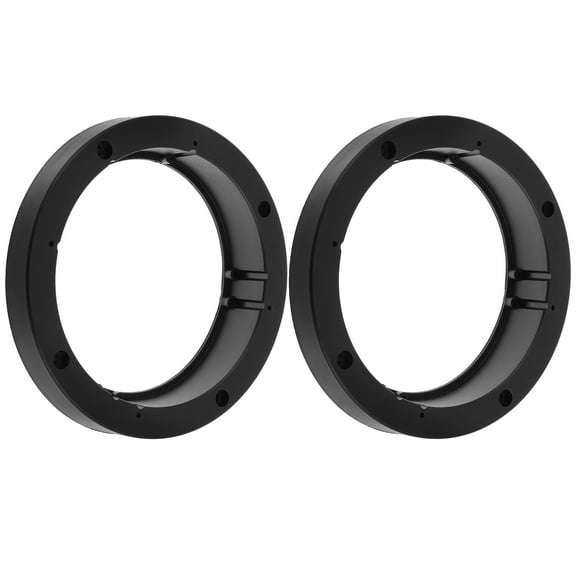 GOOHOCHY 2 Pcs Universal Plastic Vehicle Speaker Spacer Ring Adapters 6.5 Inch Car Speaker Beveled Spacer Mounting Bracket Adapters Audio Speaker Mat