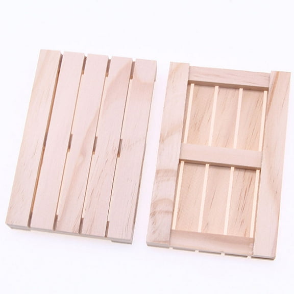 GOOHOCHY  2 Pcs Wooden Creative Cup Pad Compact Coaster Coasters for Drinks