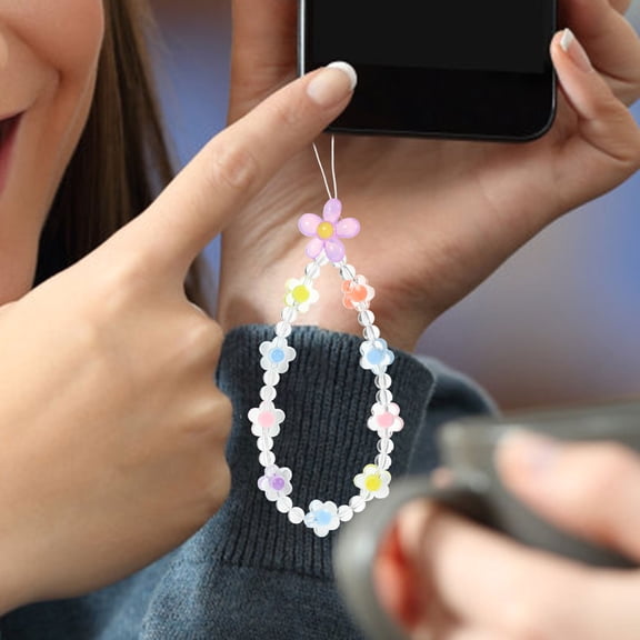 GOOHOCHY 2 Pcs Wrist Lanyard for Keys Phone Strap Charm Charms Straps