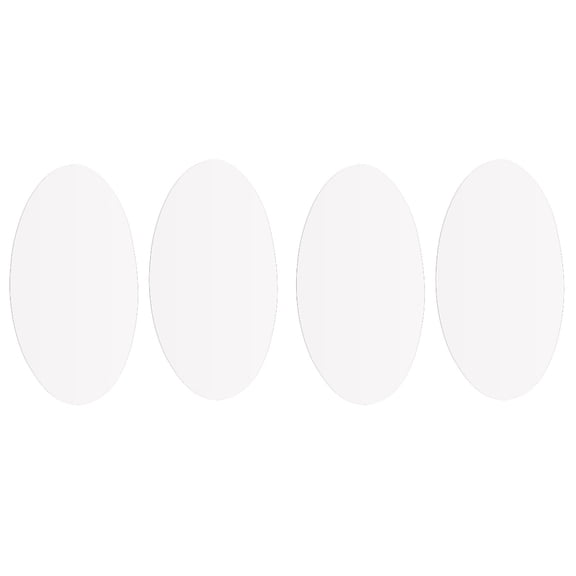 GOOHOCHY  2 Pieces Mirror Effect Wall Stickers Self-adhesive Decor Home Decals