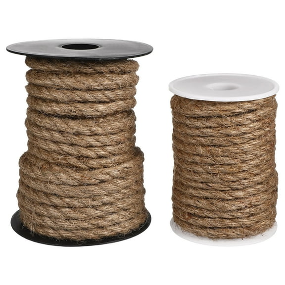 GOOHOCHY 2 Rolls All-Purpose Rope for Craft Supplies in Rustic Style 6mm x 10m