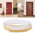 thumbnail image 1 of GOOHOCHY 2 Rolls Wooden Door Seal Strip Self-adhesive Seal Strip 150.00X2.00X0.60CM White, 1 of 8