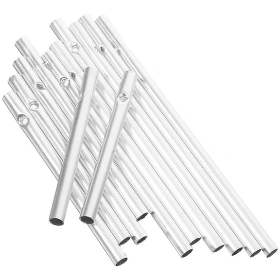 GOOHOCHY 2-Piece DIY Wind Chime Kit with Aluminum Tubes, Pre-Drilled Replacement Parts for Easy Hanging, Perfect for Crafting and Outdoor Decoration