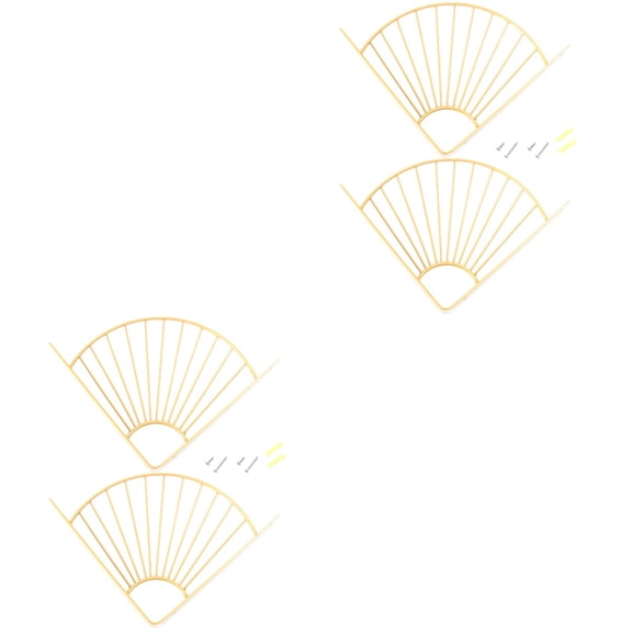 GOOHOCHY  2 Sets Bracket Fan Frame Household Wall Layer Board External Brackets