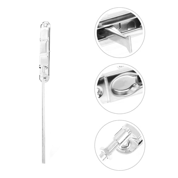 GOOHOCHY 2 Sets Stainless Steel Concealed Door Bolt Latch Lock Simple Door Security Locks