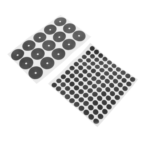 GOOHOCHY  2 Sheets Billiard Black Spot Pool Table Spots Stickers Snooker
