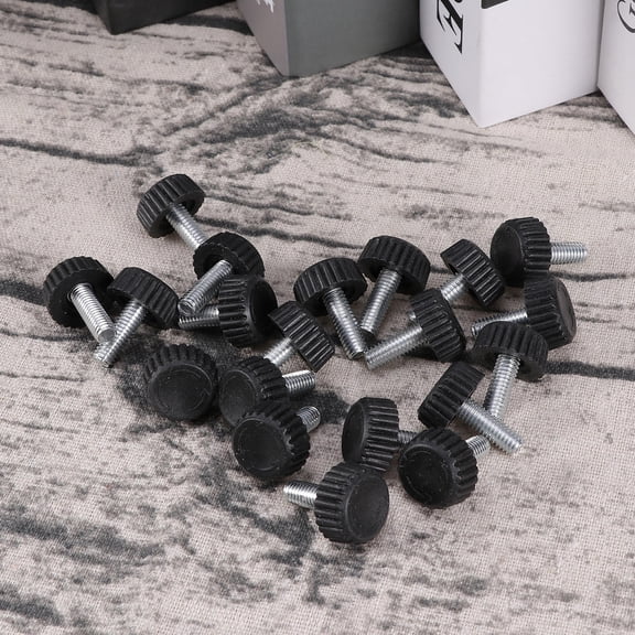 FUTUREORYY Replacement Adjustable Feet for Desk Furniture Adjustable Feet Plastic 20PCS