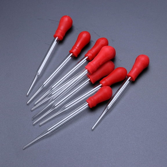 FUEENIRVA Liquid Dropper Pipettes Silicone for Home Experiment 20Pack