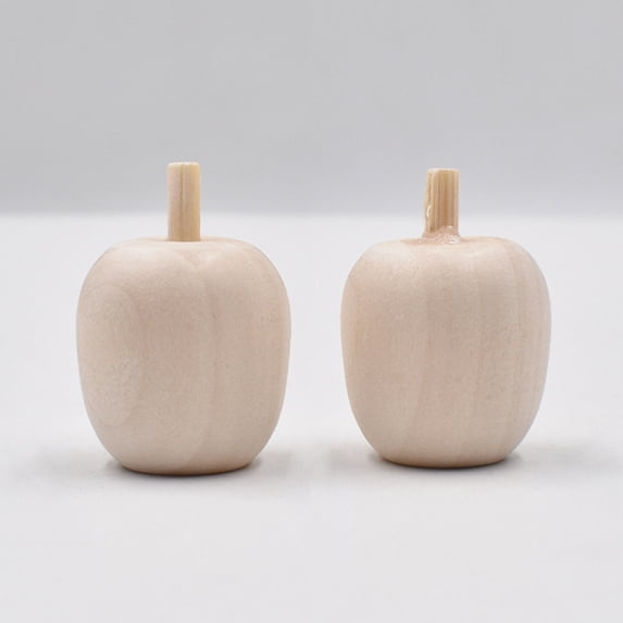 GOOHOCHY 20 Pcs DIY Simulated Fruit Ornament Wooden Ornaments Child