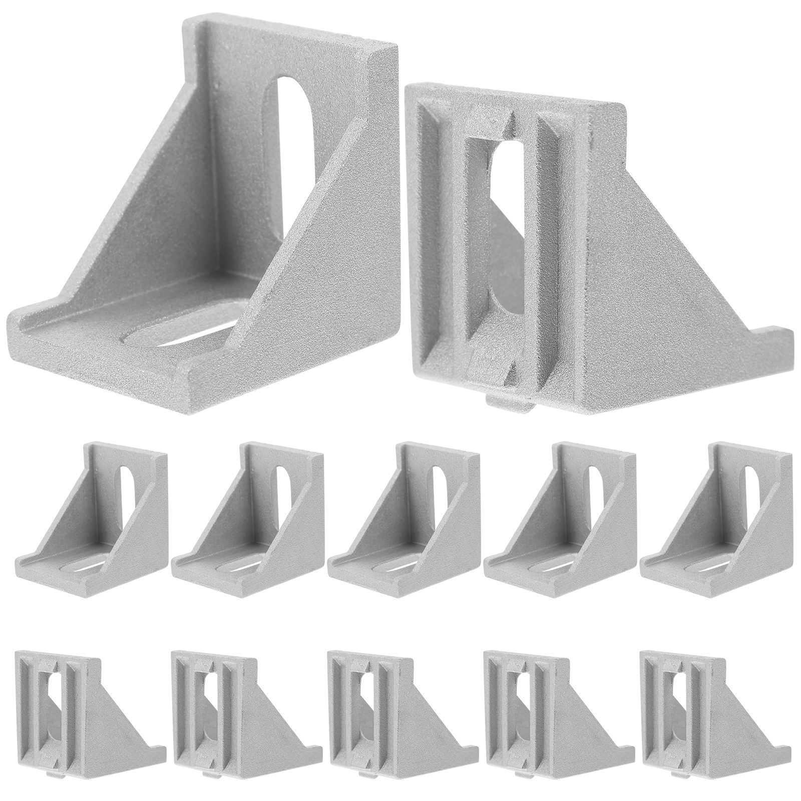 GOOHOCHY 20 Pcs Extrusion Fasteners Right Angle Connector Aluminum ...