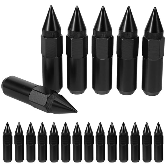 GOOHOCHY  20 Pcs Hub Nut Automobile Tire Caps Wheel Lug Covers Nuts Black