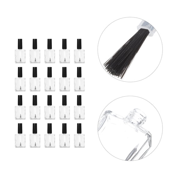 GOOHOCHY 20 Pcs Manicure Tool Nail Polish Bottle Practical Containers