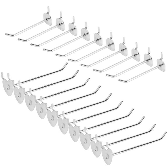GOOHOCHY 20 Pcs Pegboard Hangers Pegs for Smooth Hooks Double Foot