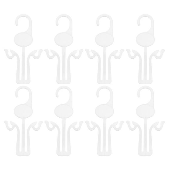GOOHOCHY 20 Pcs Shoes Display Hooks Plastic Hook Shoe Hangers Shoe Hooks 18.3x9.5cm White