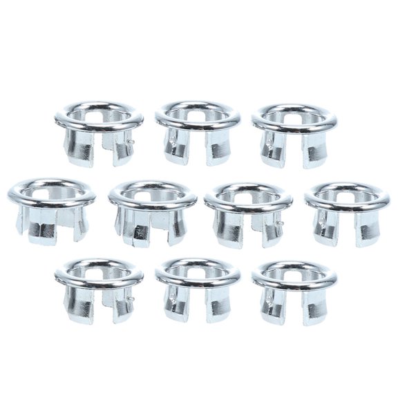 GOOHOCHY  20 Pcs Sink Overflow Hole Cover Ring Sturdy Covers Basin Fitting