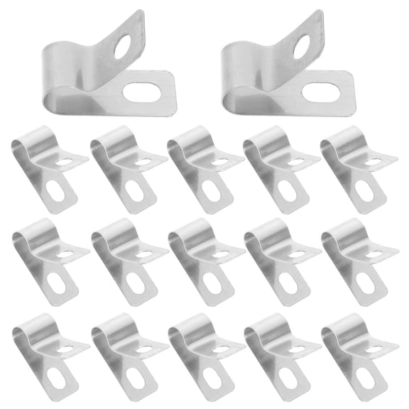 GOOHOCHY Clamp For Wire Management Rope Light Clip 304 Stainless Steel Cables Office 20Set